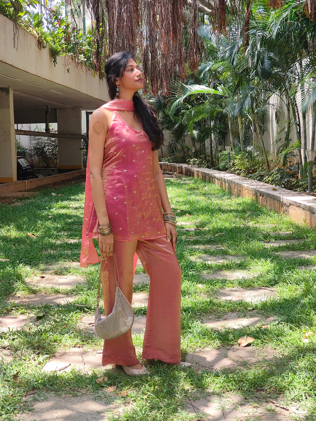 Adaah Set Rosy Pink