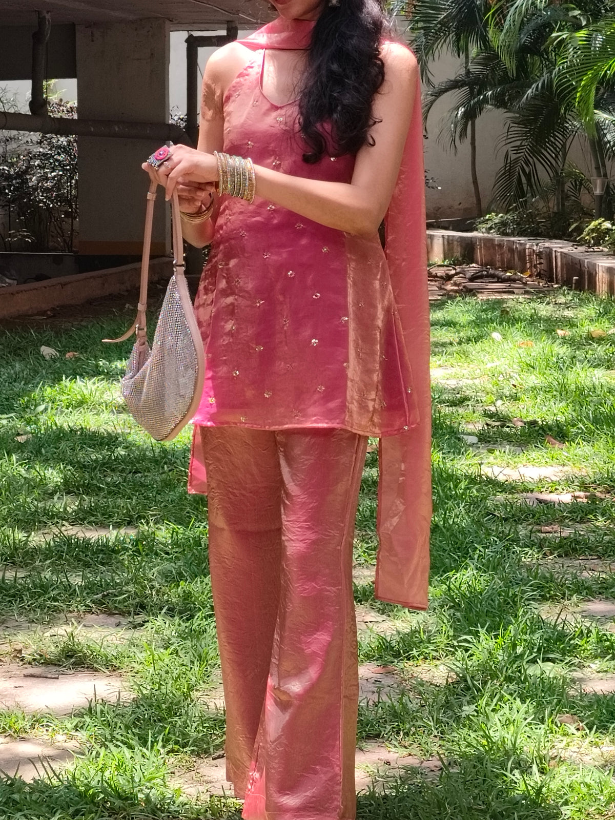 Adaah Set Rosy Pink