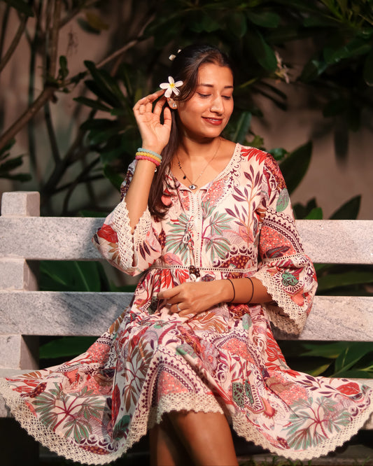 Tropical Burst Dress