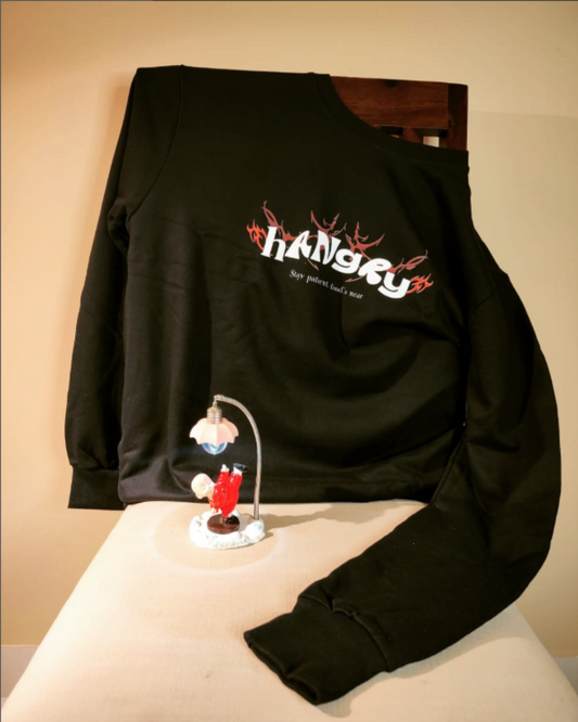 Sweatshirt Black Hangry