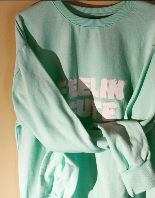 Sweatshirt Mint Cute